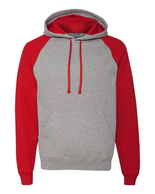 JERZEES - Nublend® Colorblocked Raglan Hooded Sweatshirt - 96CR