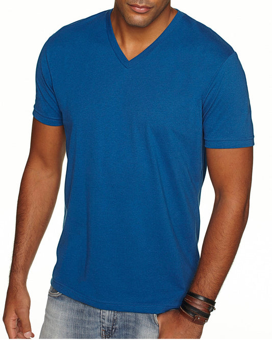 Next Level 6440 - Premium Fitted Sueded V-Neck T-Shirt