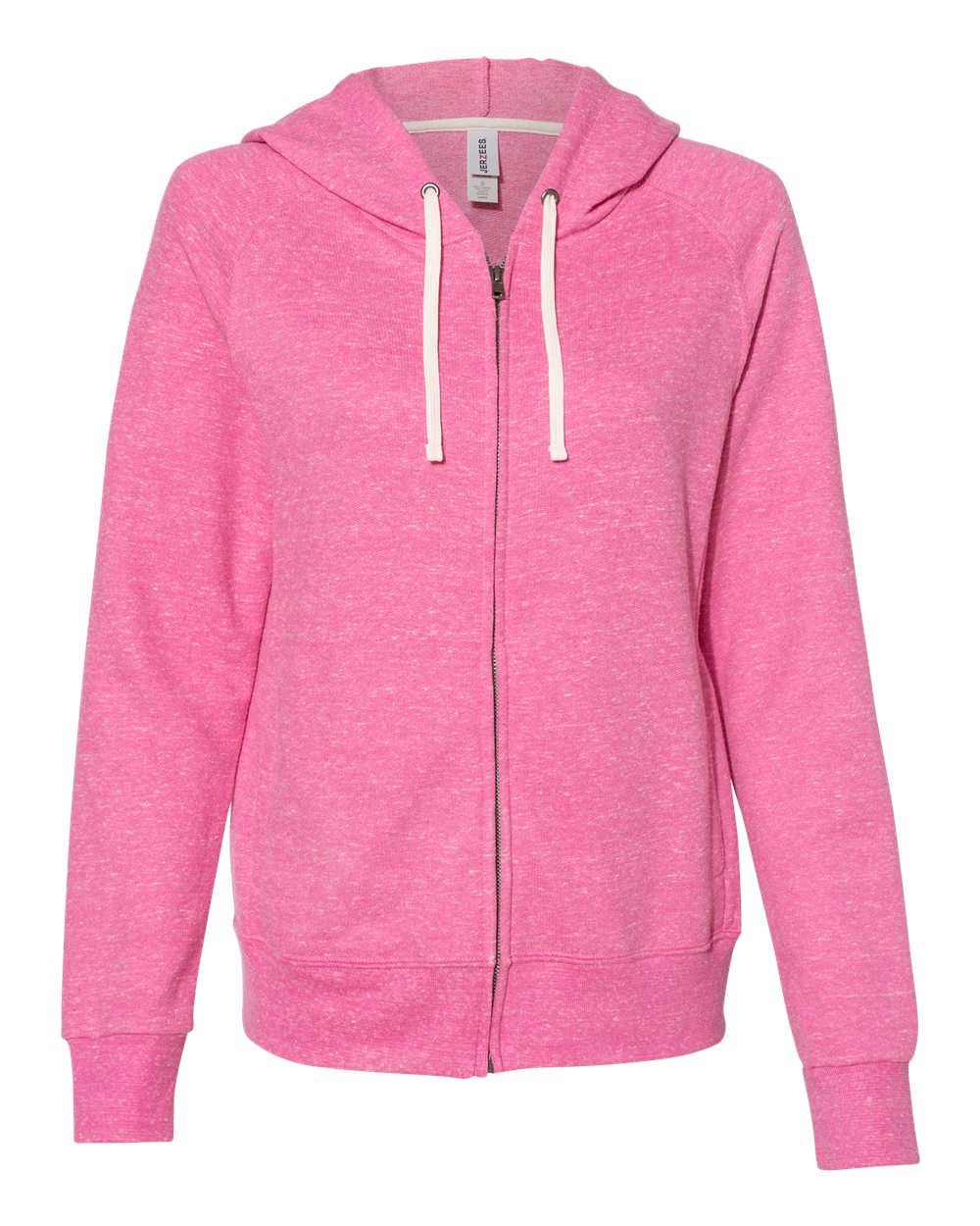 JERZEES - Women's Snow Heather French Terry Full-Zip Hooded Sweatshirt - 92WR