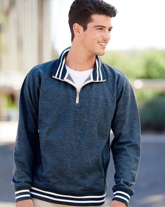 J. America - Relay Fleece Quarter-Zip Sweatshirt - 8650