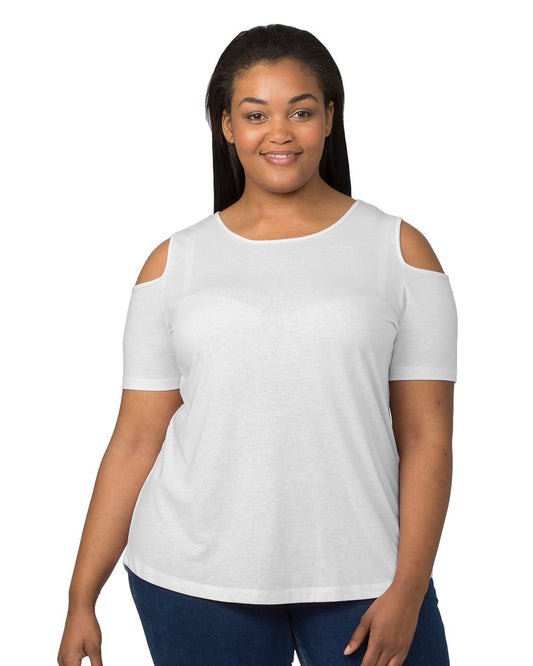 Boxercraft - Women's Plus Size Cold Shoulder T-Shirt - T32PLUS