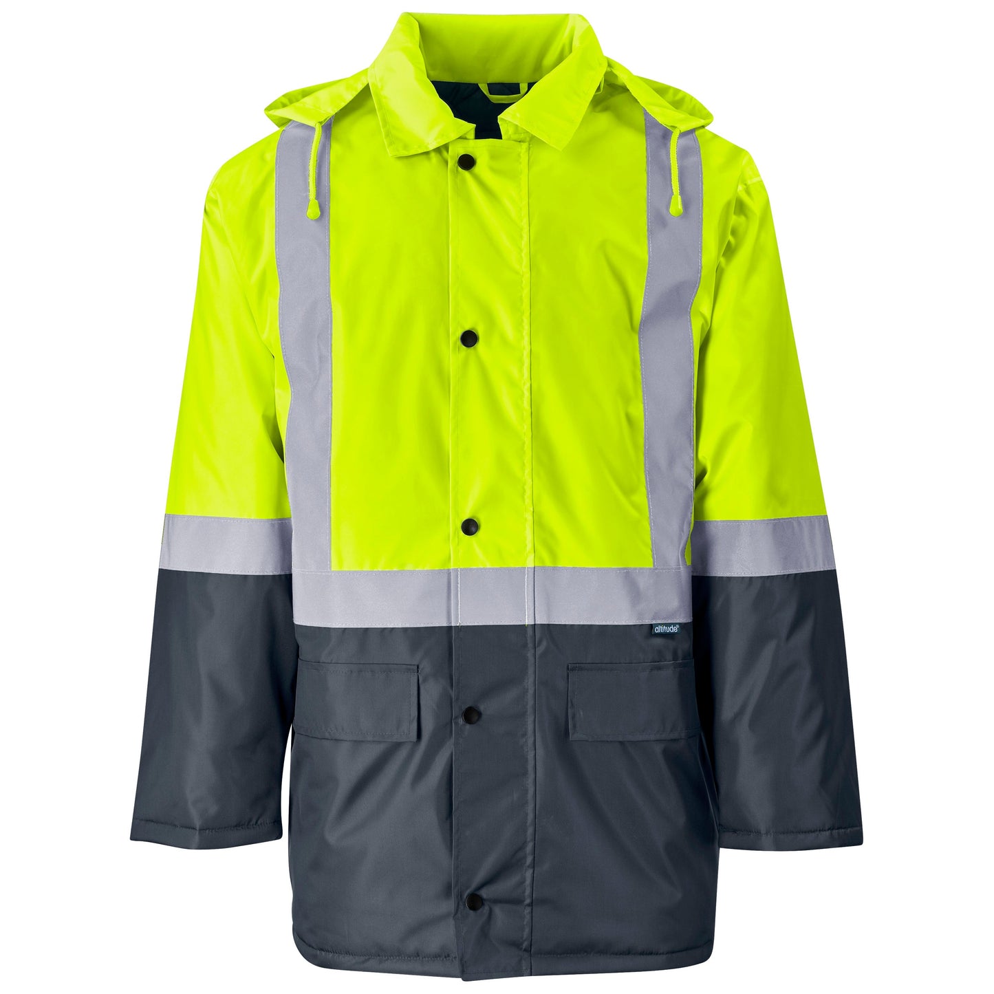 Hazard Padded Two-Tone Hi-Viz Reflective Jacket