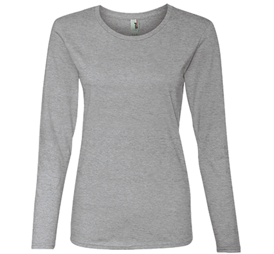 Customizable Anvil Ladies Lightweight Long Sleeve T-Shirt