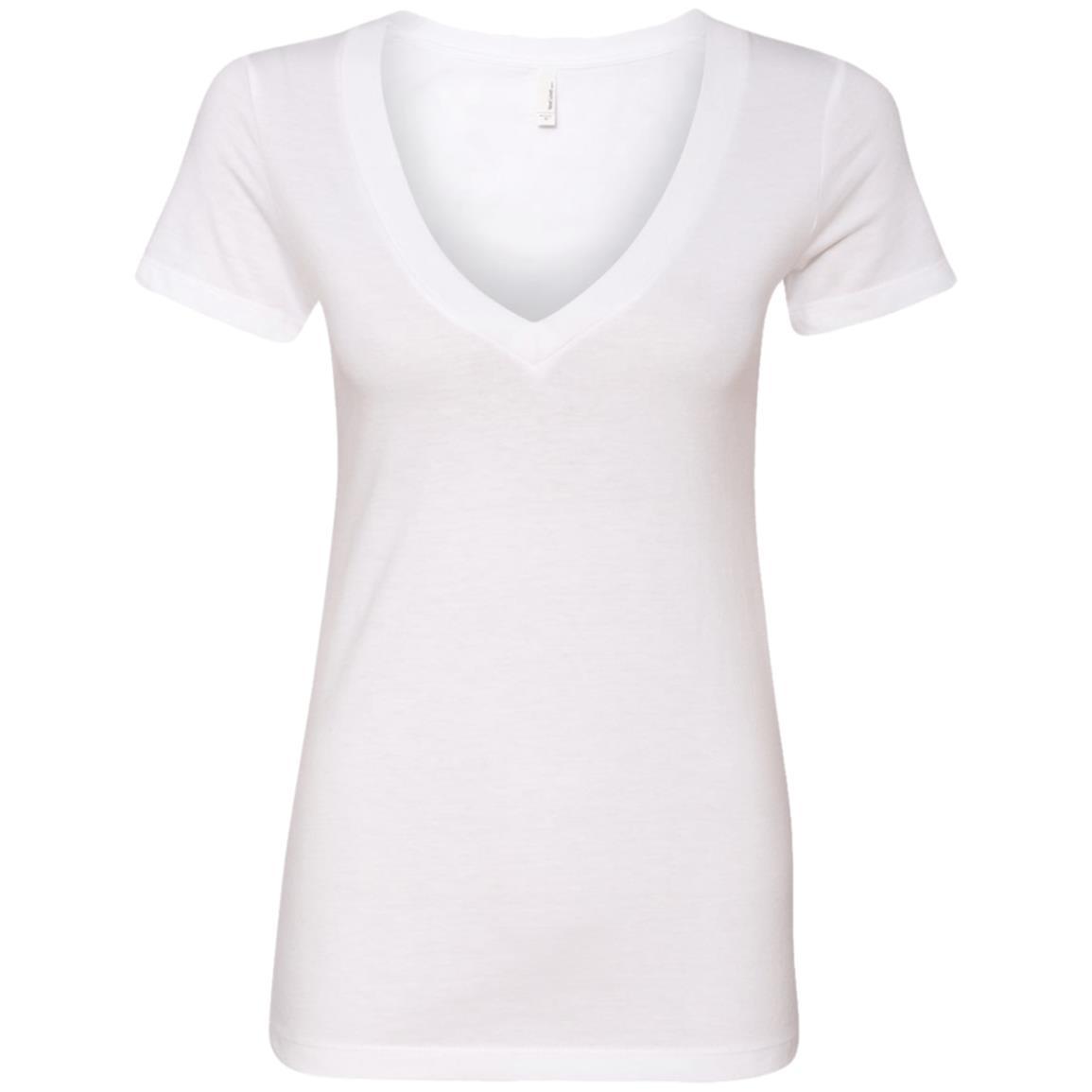 Next Level Ladies' Deep V-Neck T-Shirt