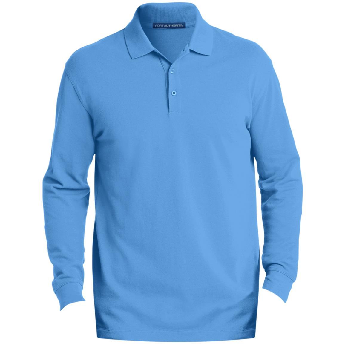 Port Authority Men's EZCotton™ LS Polo