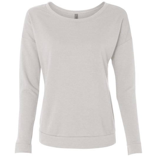 Next Level Ladies' French Terry Scoop Crew Sweatshirt