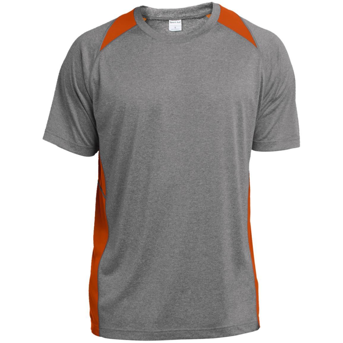 Sport-Tek Heather Colorblock Poly T-Shirt