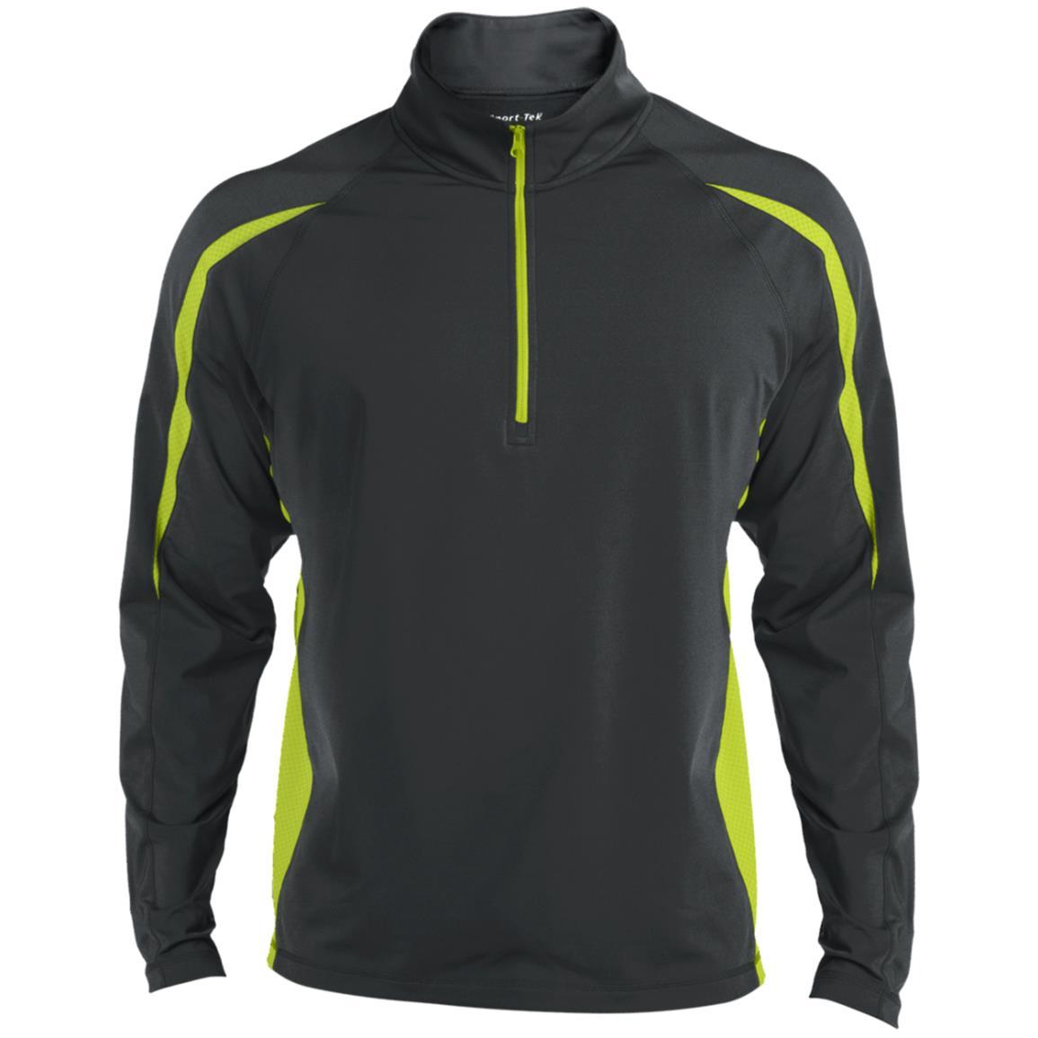 Sport-Tek Men's Sport Wicking Colorblock 1/2 Zip