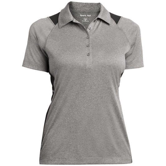 Sport-Tek Ladies' Heather Moisture Wicking Polo