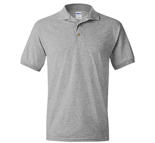 Customizable Gildan Jersey Polo Shirt