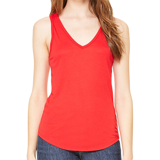 Ladies Short Sleeve V-Neck T-Shirt