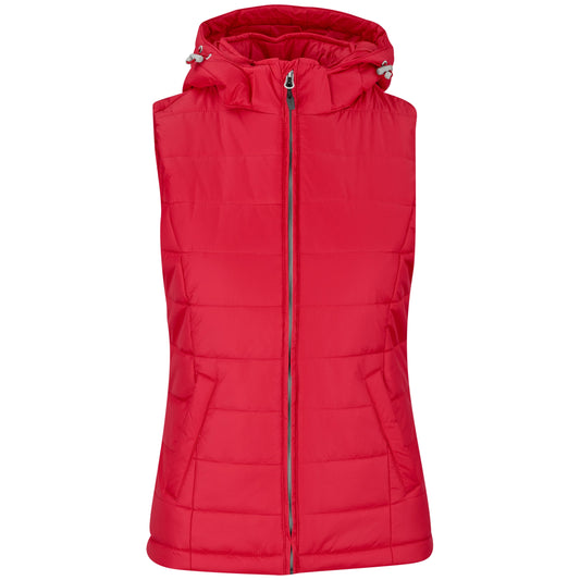 Ladies Evolution Bodywarmer - Red