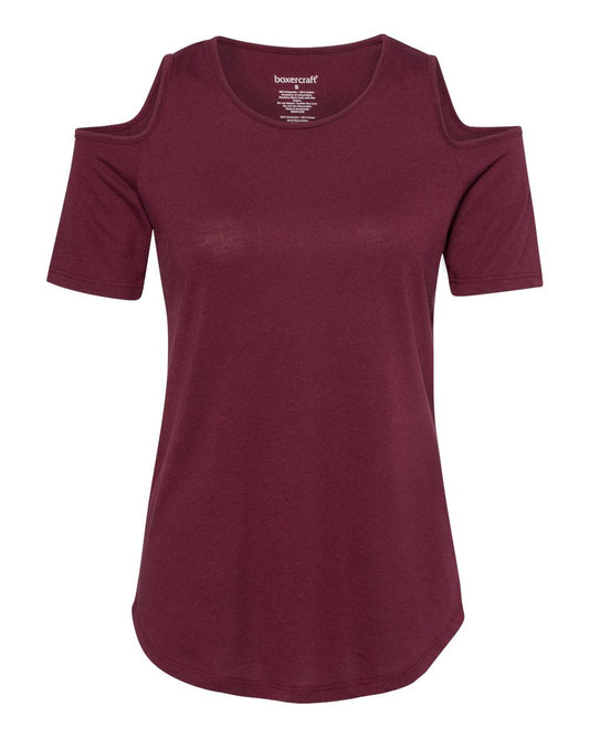 Boxercraft - Women's Cold Shoulder T-Shirt - T32